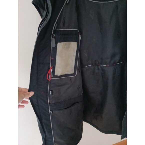 SCOTTeVEST Travel Tec Vest Size XXL Black Full Zip Pockets - Picture 12 of 16